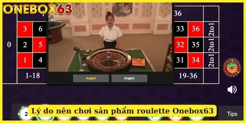 Lý do nên chơi sản phẩm roulette Onebox63